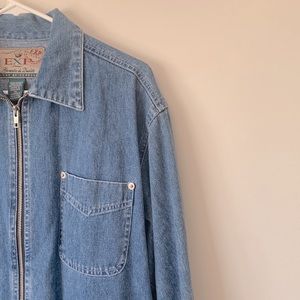 Vintage Denim Long Jacket